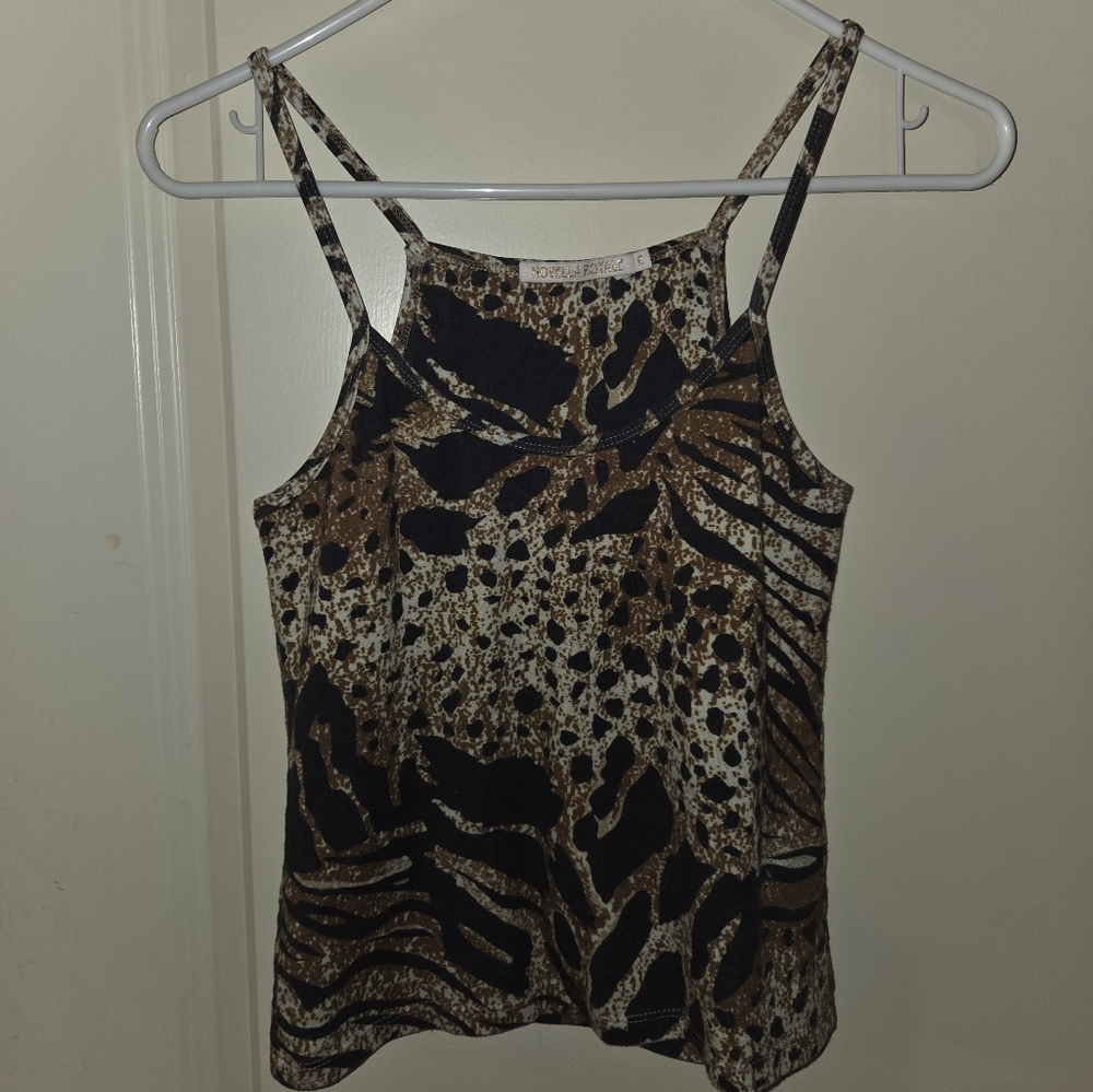 Novella Royale Alice Tank Top In Brown Budapest Size Medium